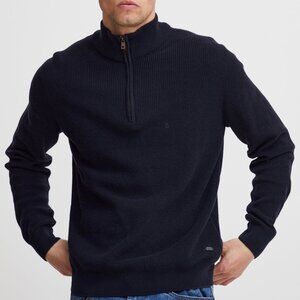 Blend Black Codford Half Zip Pullover